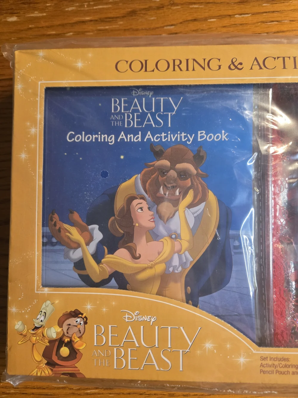 Disney Beauty and the Beast Coloring & Activity Book Kit
